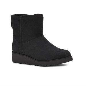 UGG Women’s Kristen Wedge Bootie Black size: 8/8.5